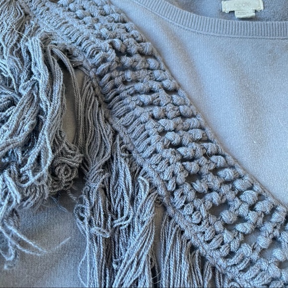 Urban Outfitters Macrame Fringe Sweatshirt - Picture 4 of 8